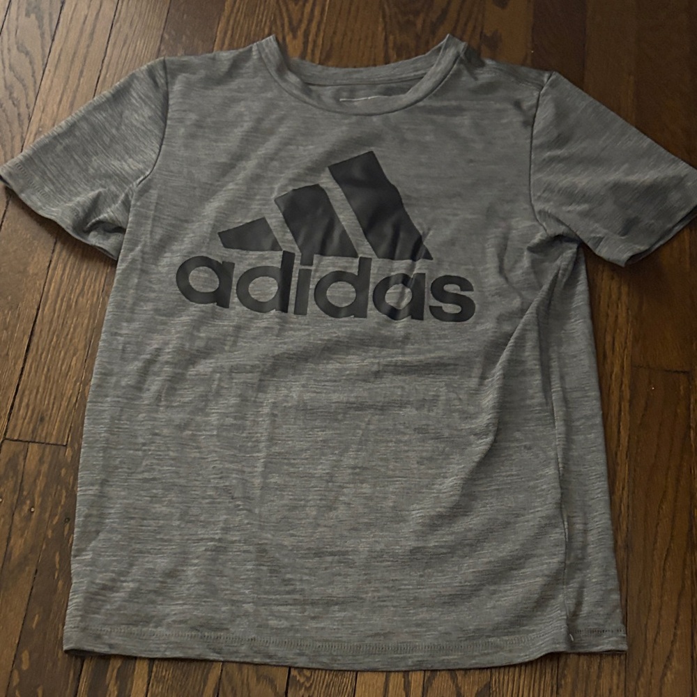 Adidas Kids Charcoal Gray Tee